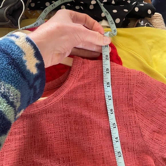 Madewell verse back tie top in Muted Red - Picture 8 of 11